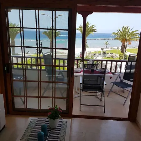 Apartment Playa Del Duque In 1st Sea Line Directly On The Beach, Heated Pool, Wifi, Balcony