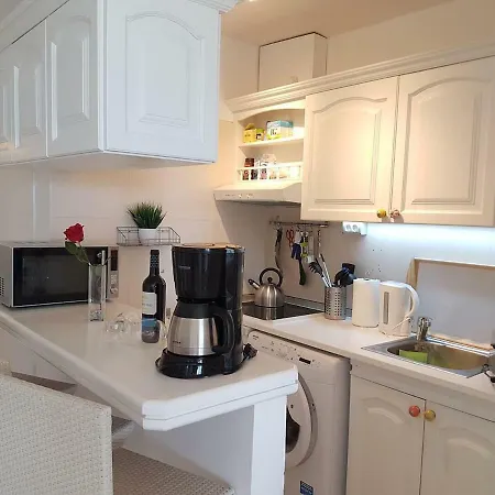 Playa Del Duque In 1st Sea Line Directly On The Beach, Heated Pool, Wifi, Balcony Apartment *
